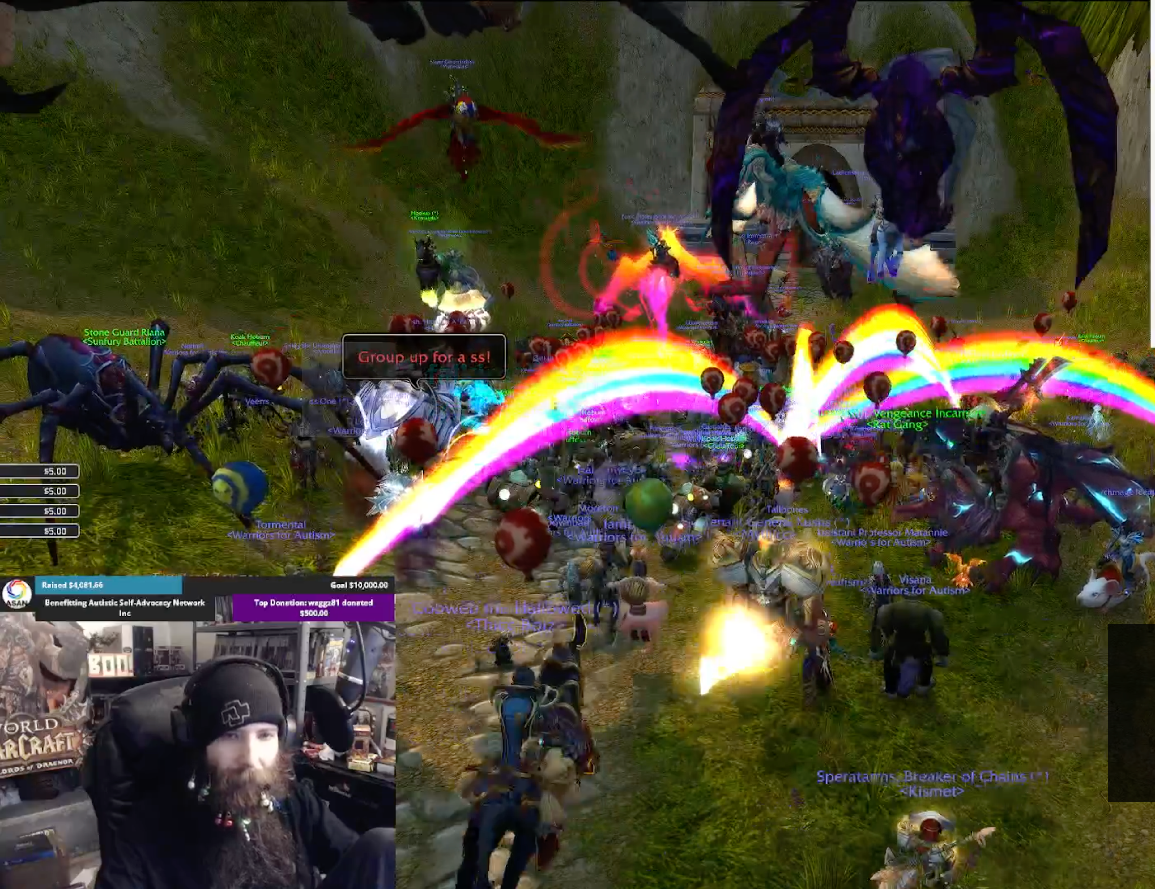 Marcha a través de Azeroth de Desmephisto - Evento benéfico y sorteo