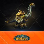 Load image into Gallery viewer, Montura Brutosaurio dorado de comerciante - World of Warcraft