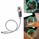 Load image into Gallery viewer, Ventilador con reloj LED portátil