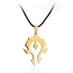 Load image into Gallery viewer, Horde Shield Necklace - World of Warcraft