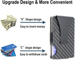 Load image into Gallery viewer, Billetera fibra de carbono minimalista con bloqueo RFID (UNIKTREND)