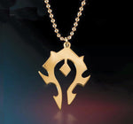 Load image into Gallery viewer, Horde Shield Necklace - World of Warcraft
