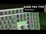 Load and play video in Gallery viewer, Razer Teclado mecánico Tipo profesional inalámbrico de productividad – interruptores Razer Orange