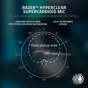 Audífonos RAZER: HEADSET – BLACKSHARK V2 PRO - Wireless Hyperspeed (Blancos)