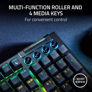 Teclado Razer Blackwidow V4 Teclas mecánicas verdes