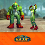 Load image into Gallery viewer, Transfiguración: Unitardo de múrloc mimoaletas verde  - World of Warcraft
