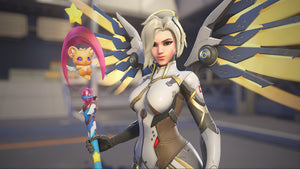 Overwatch 2: Lote de diseño de arma mítica completo de Mercy