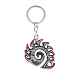 Load image into Gallery viewer, Llavero Zerg - Plateado / Dorado - StarCraft
