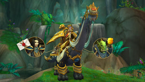 Montura Brutosaurio dorado de comerciante - World of Warcraft