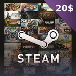 Load image into Gallery viewer, Steam 20 USD Gift Card (Global)
