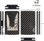 Load image into Gallery viewer, Billetera fibra de carbono minimalista con bloqueo RFID (UNIKTREND)
