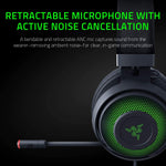 Load image into Gallery viewer, Audífonos Razer Kraken Ultimate RGB: THX 7.1 Sonido Envolvente Espacial - Chroma RGB Lighting - Micrófono con cancelación de ruido  - Negro
