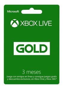 Xbox Live CORE 3 meses (90 días)