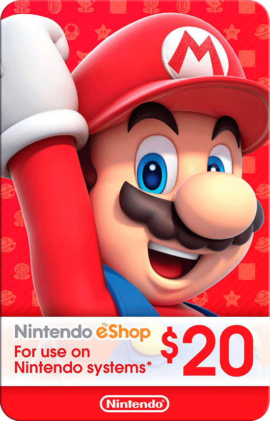 Nintendo eShop 20 USD - USA (global)